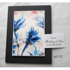 Encaustic Elements Sympathy Card - Made in Creston BC  #21-31